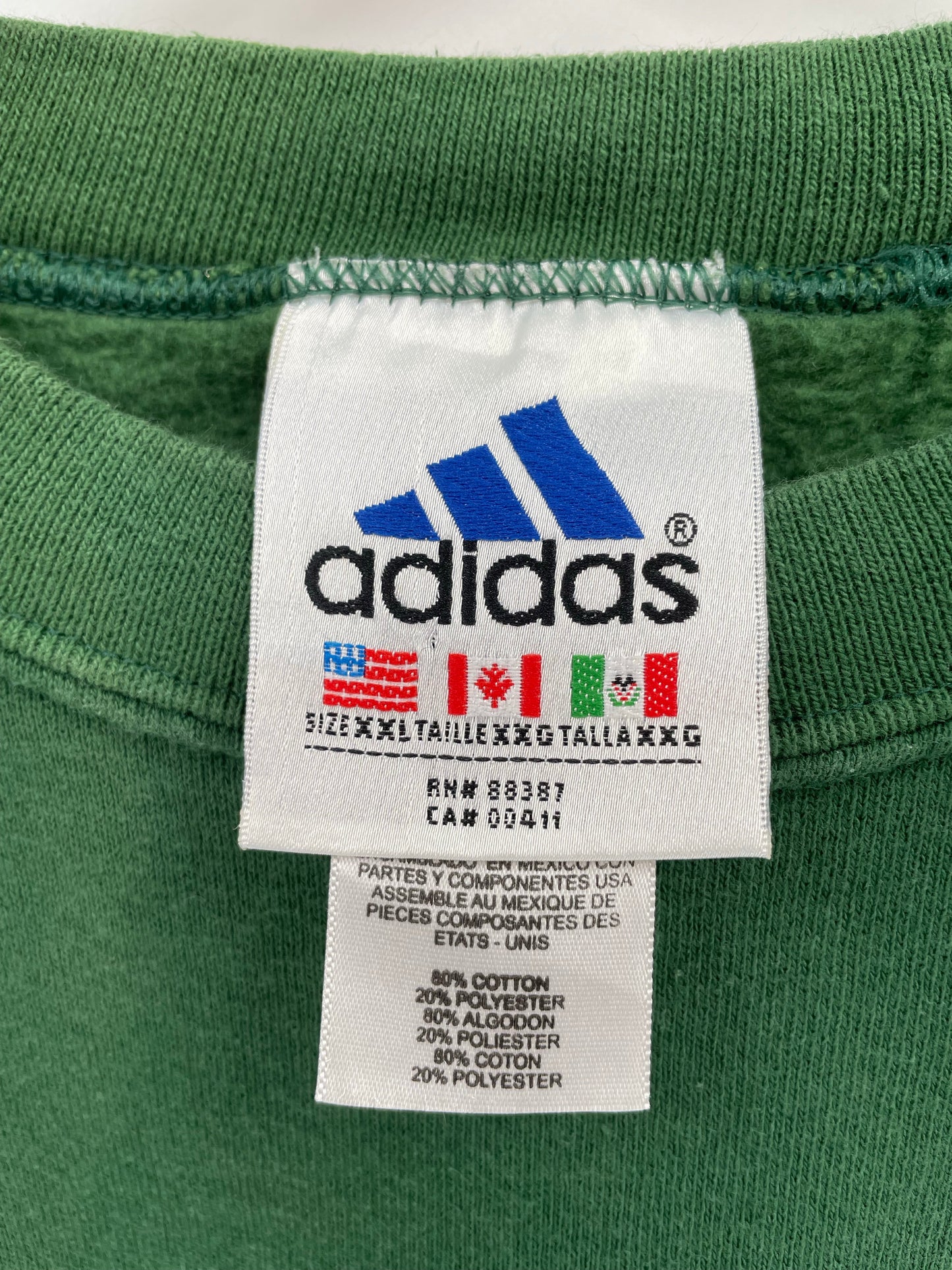 90’s ADIDAS Size XXL Vintage Sweat-shirt / A2549