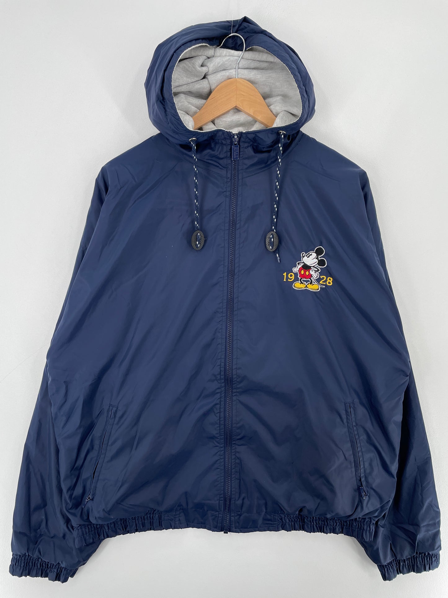00' DISNEY MICKEY Size XL Vintage Nylon sweat Jacket / E3274J