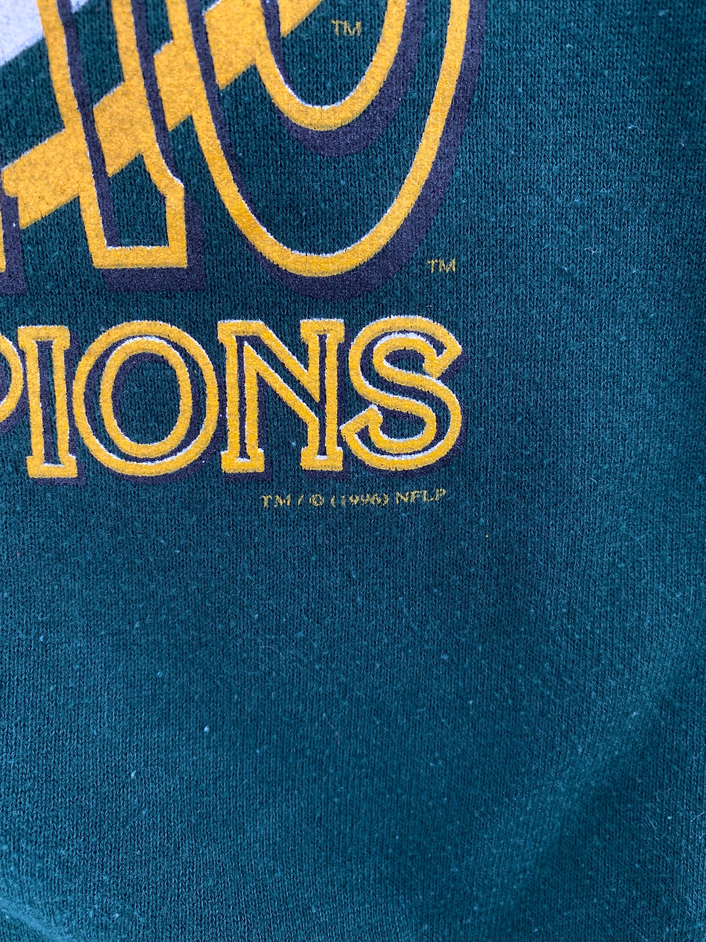 1996 GREEN BAY PACKERS Made in USA Size XL Vintage NFL Sweat-shirt / E787