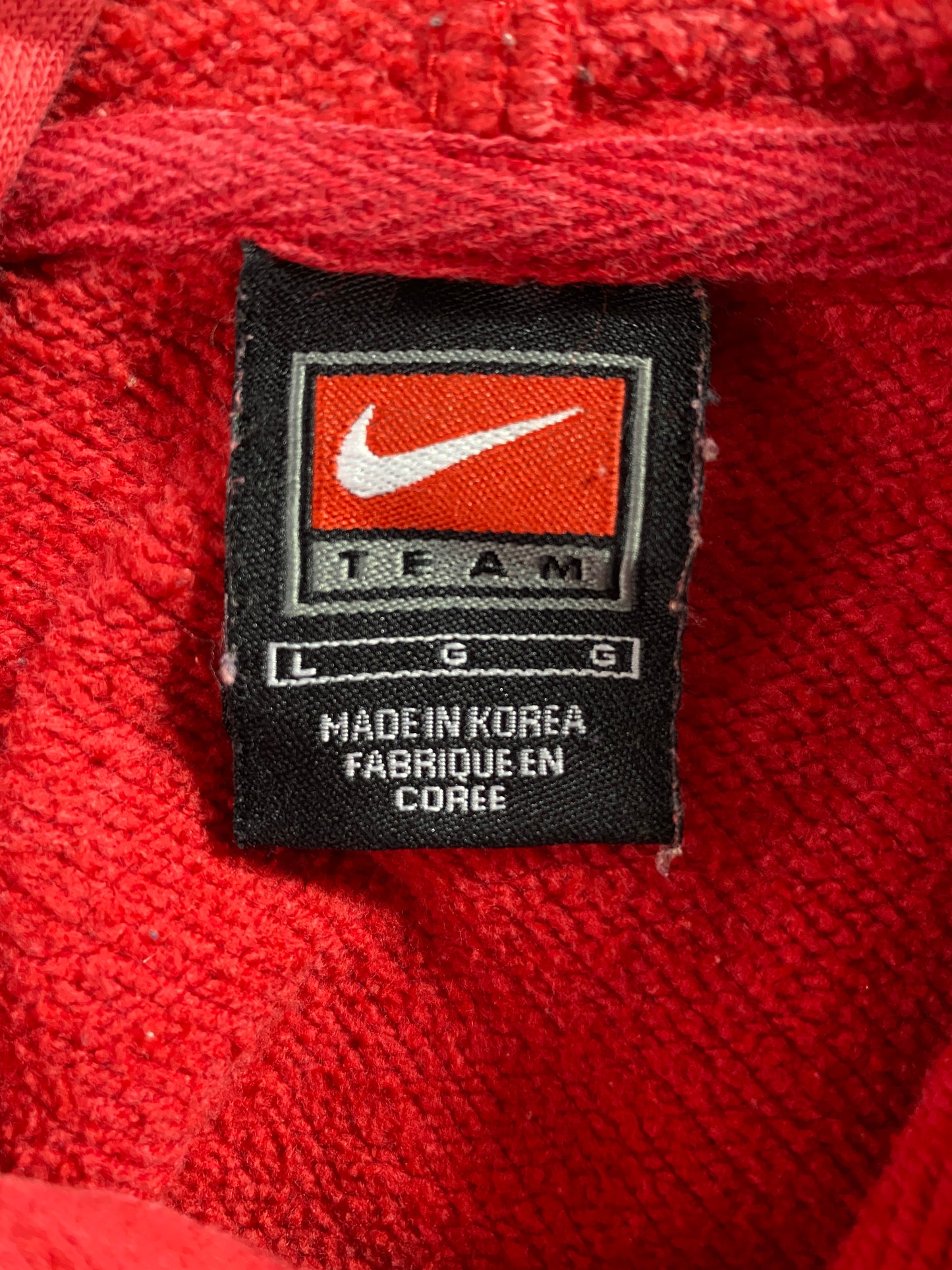 00' NIKE OHIO STATE Size L Vintage College Hoodie Sweat-shirt / A5692