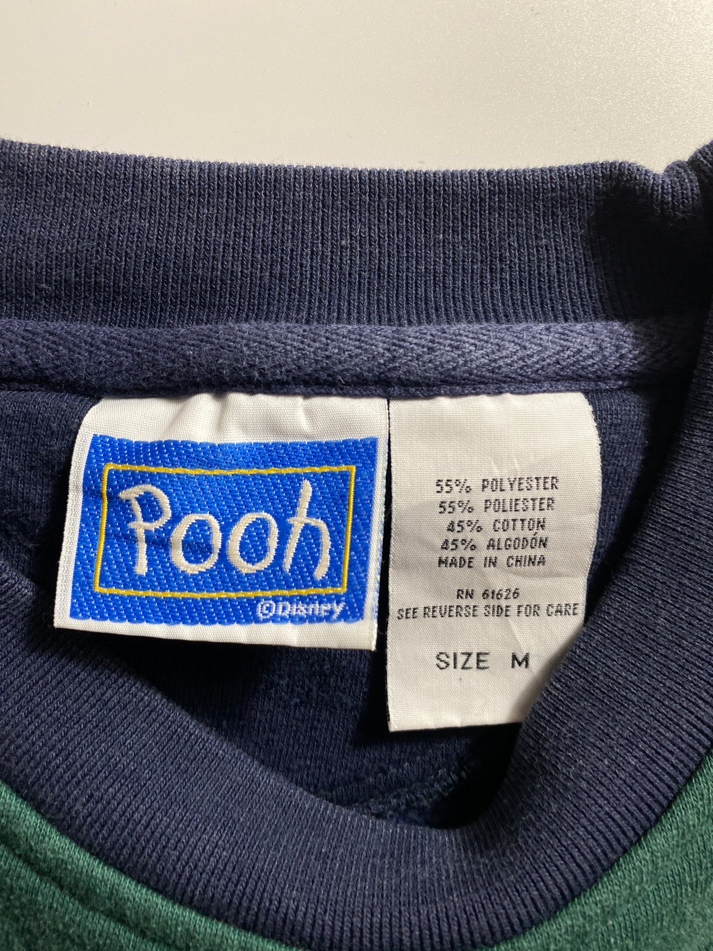 00’ DISNEY TIGGER Size M Vintage Sweat-Shirt / K1316