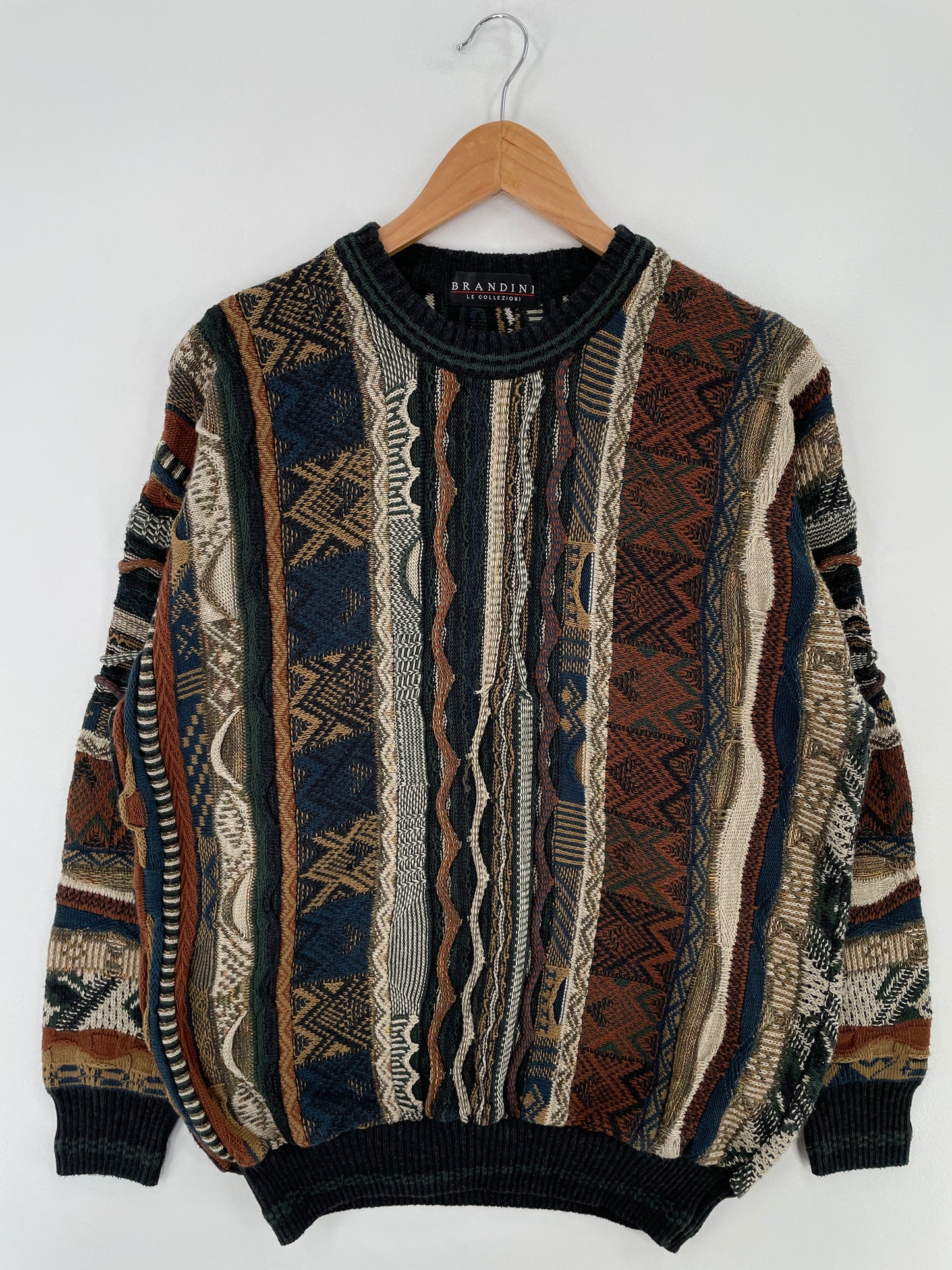 Vintage 3D COOGI- Style Size Approx.L Knit Sweater / A9703