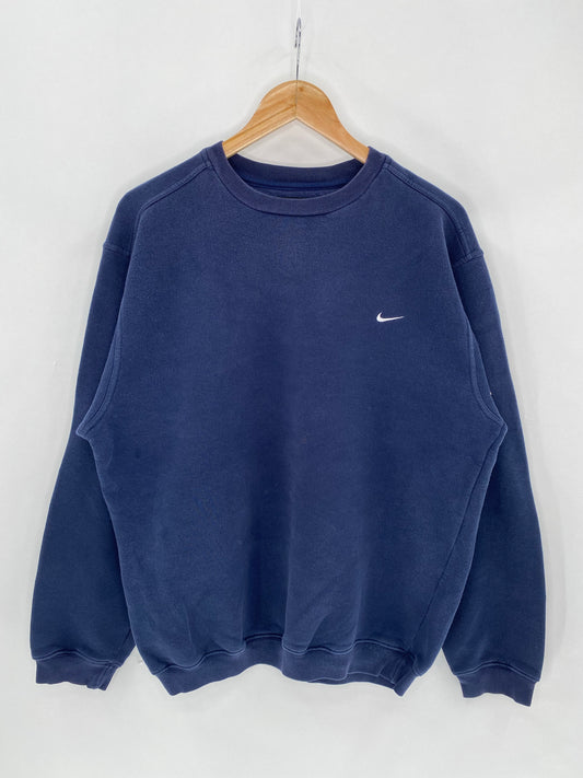 00’ Nike Euro Mini Swoosh Size M Vintage Sweat-Shirt / 6087