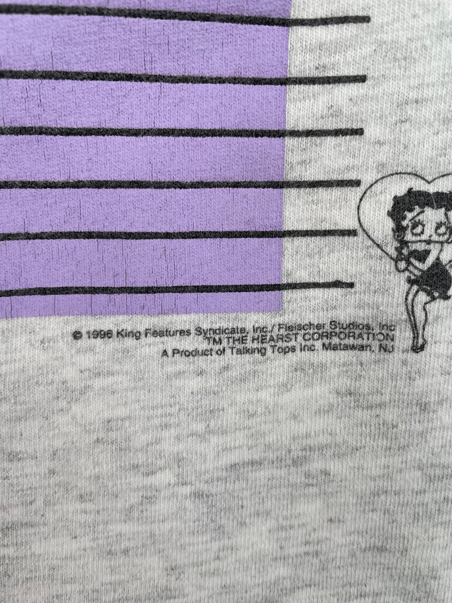 1996 BETTY BOOP Size M Vintage T- shirt / A1311