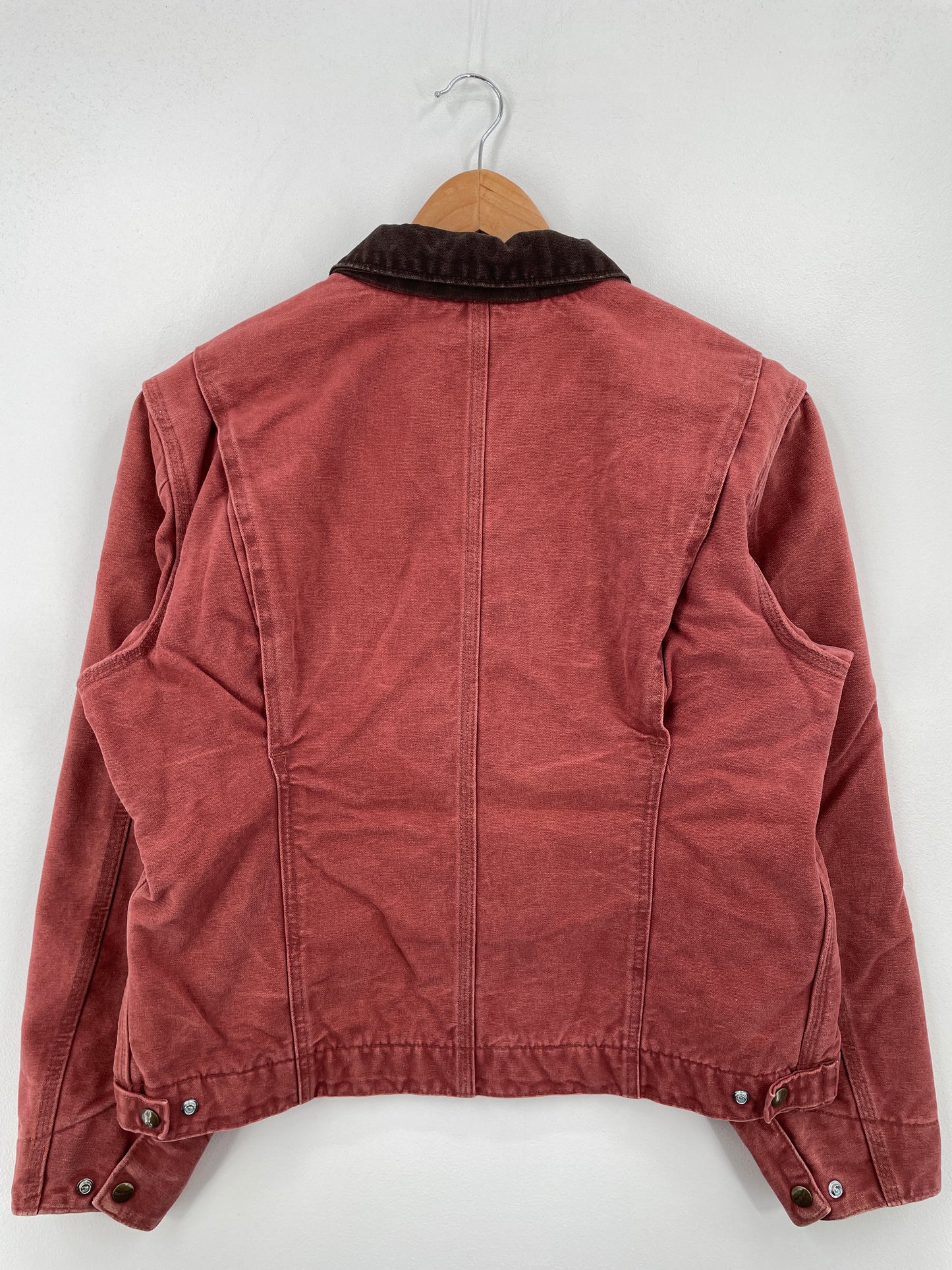 Vintage CARHARTT Size Ladies.L Duck Zip-up Jacket / A8514