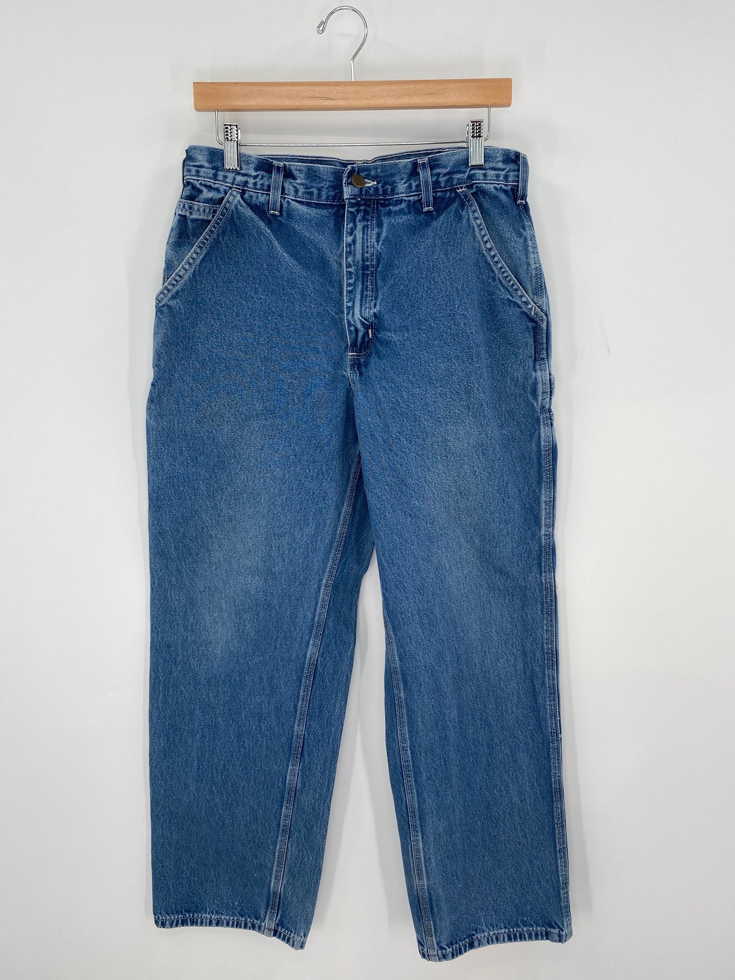 Vintage CARHARTT Size 33x32 Denim Pants / K9364