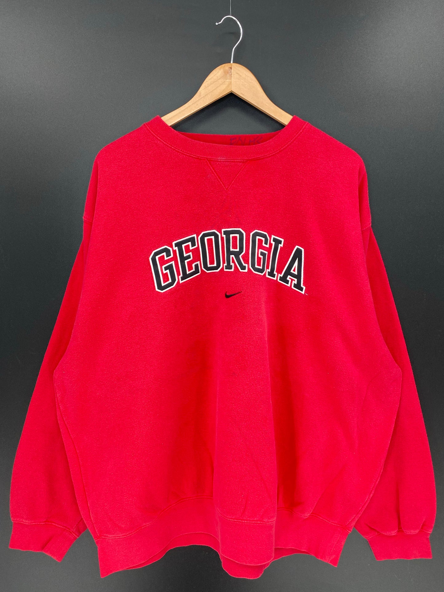 00' NIKE UNIVERSITY OF GEORGIA Size XXL Vintage Sweat shirt / K7816