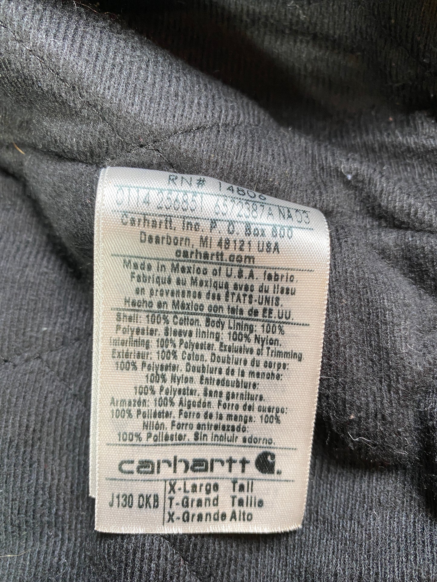 Vintage CARHARRT Size XL Duck Jacket / E1067