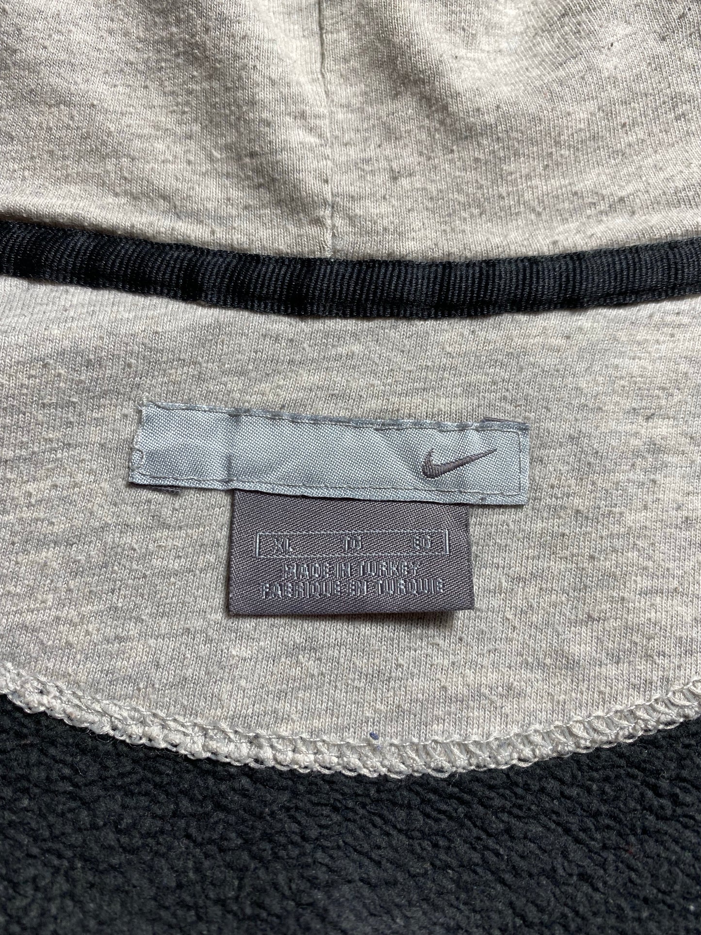 00’ NIKE Size XL Vintage Hoodie Zip-up Sweat-shirt / K8921