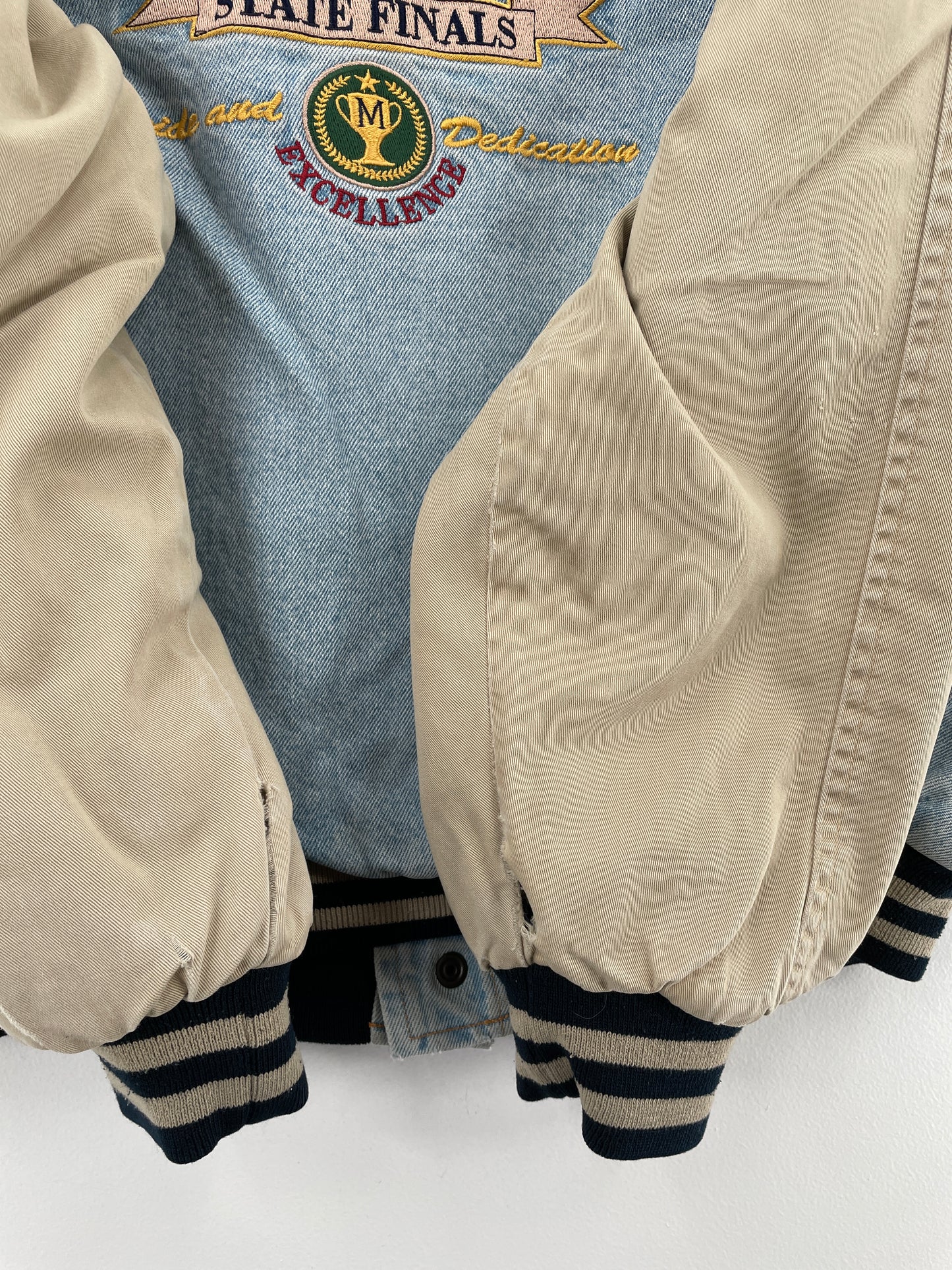 00' DISNEY MICKEY Size Approx.L Vintage Denim Jacket / E3273J