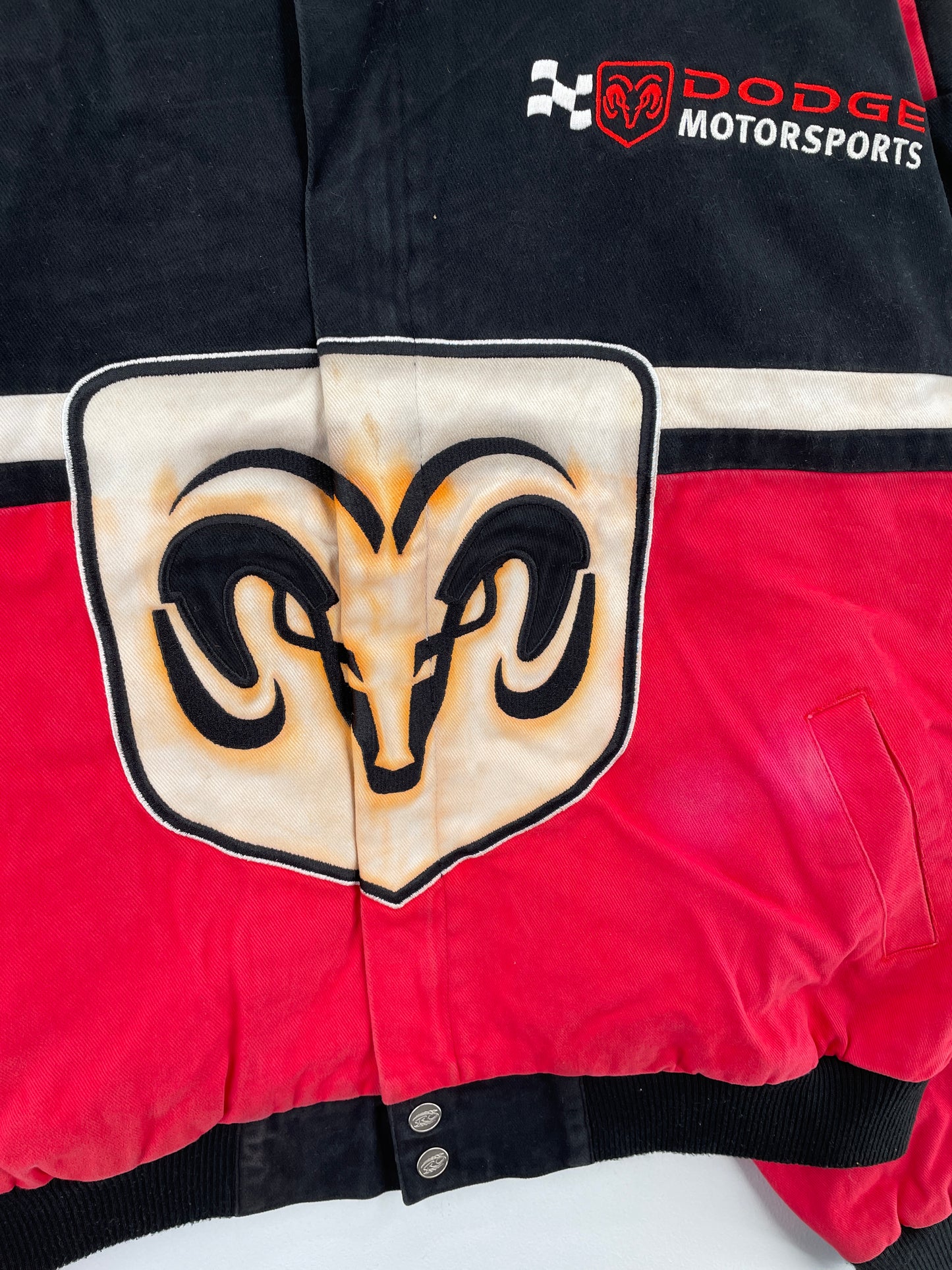 .Vintage DODGE MOTORSPORTS Size XXL Racing Jacket / E3950J