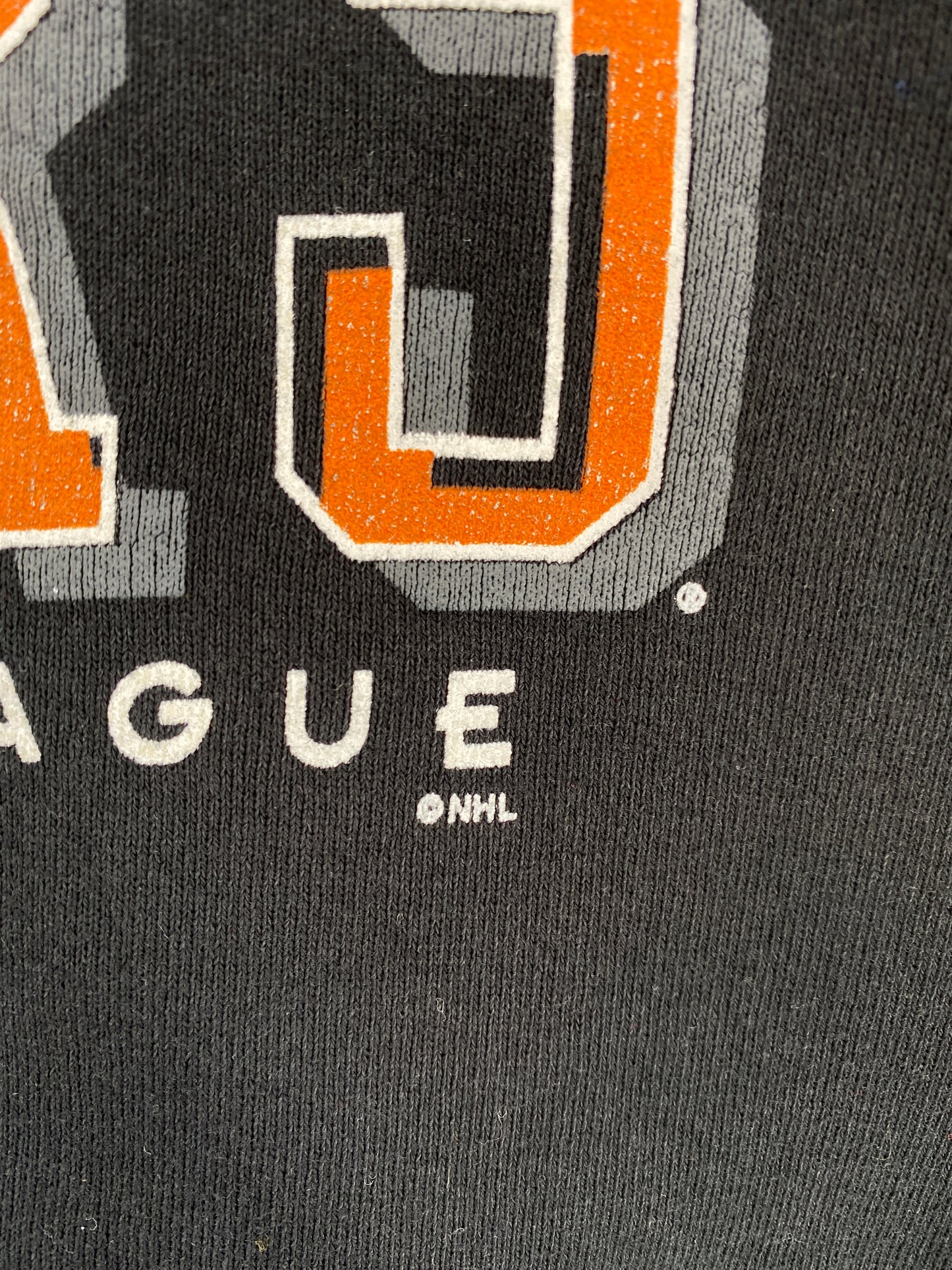 90's PHILADELPHIA FLYERS Made in USA Size XL Vintage NHL Sweat - Shirt/ A5888