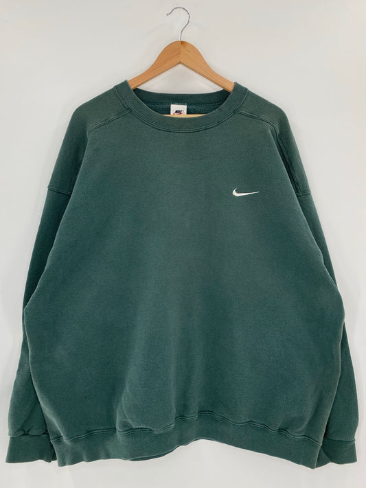 90’s NIKE MINI SWOOSH Size XXL Vintage Sweat-Shirt / K4488