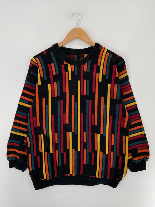 Vintage COOGI Style KNIT SWEATER (No tag) Approx. Size L 3D Knit Sweater / E5211K