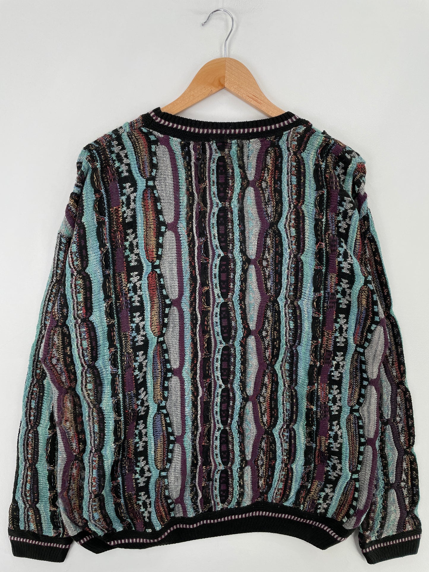 Vintage COOGI Style Made in USA Size M Acrylic Knit Sweater / E3688K