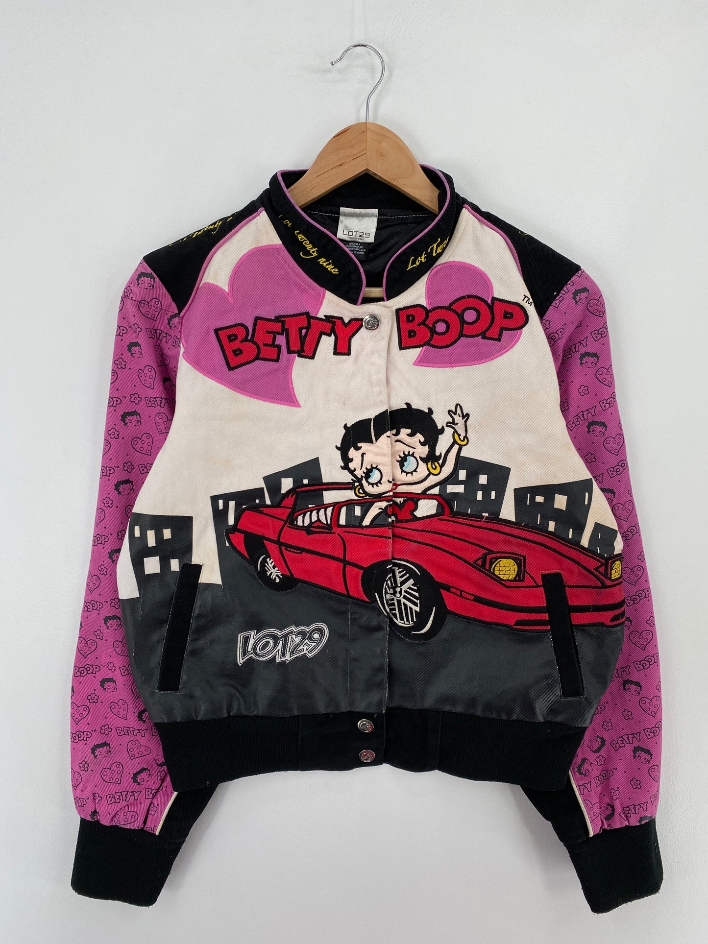 Vintage BETTY BOOP Size Ladies XL Racing Jacket / E1917J