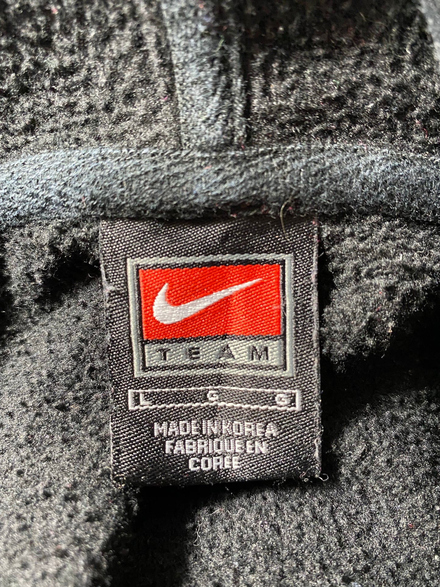 00' NIKE DAWGS Size L Vintage Hoodie Sweat-Shirt / K4817