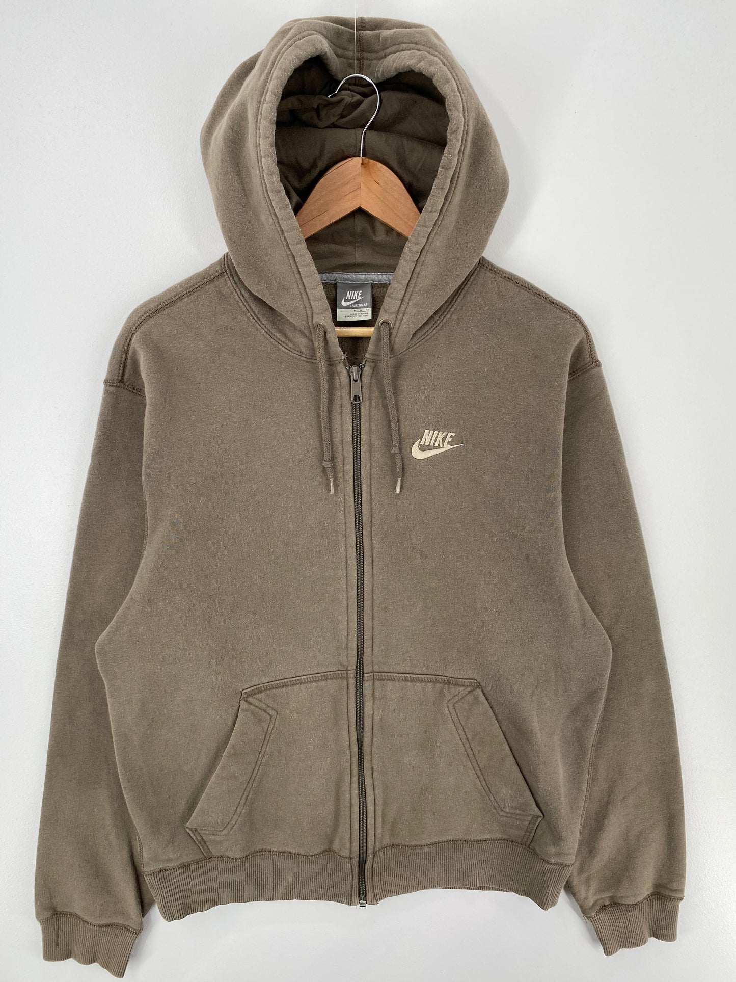 00' NIKE Size M Vintage Zip Up Hoodie Sweat-shirt / A550