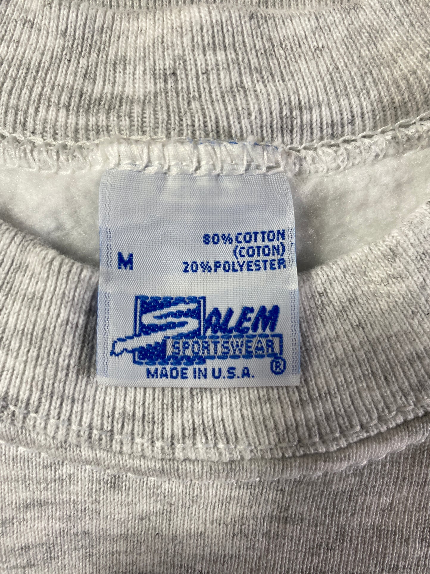 1994 SALEM x NEW ENGLAND PATRIOTS Made in USA Size M Vintage NFL Sweat-Shirt / A6430