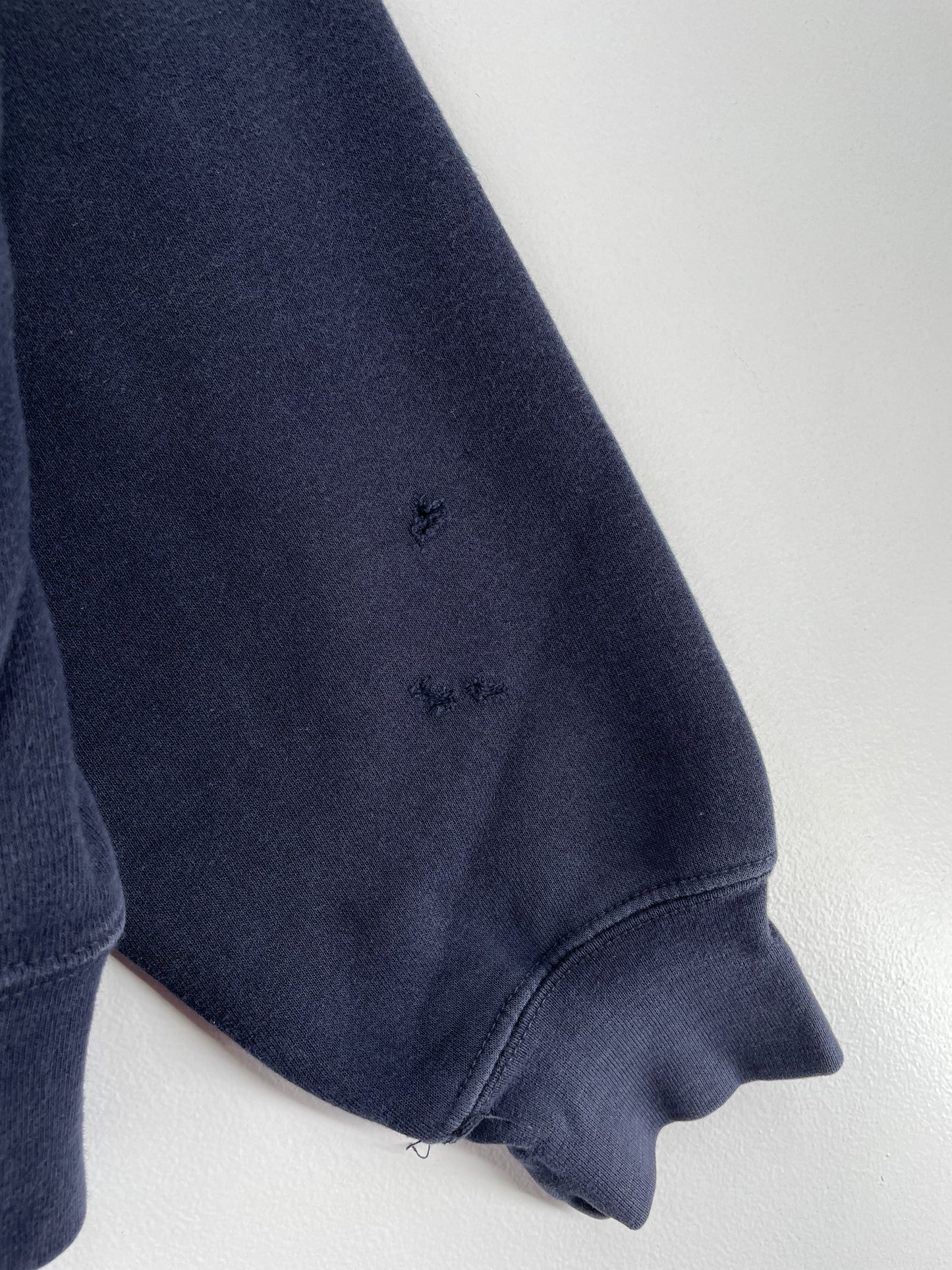 Vintage NAVY Size XL Vintage College Sweat-shirt / E669