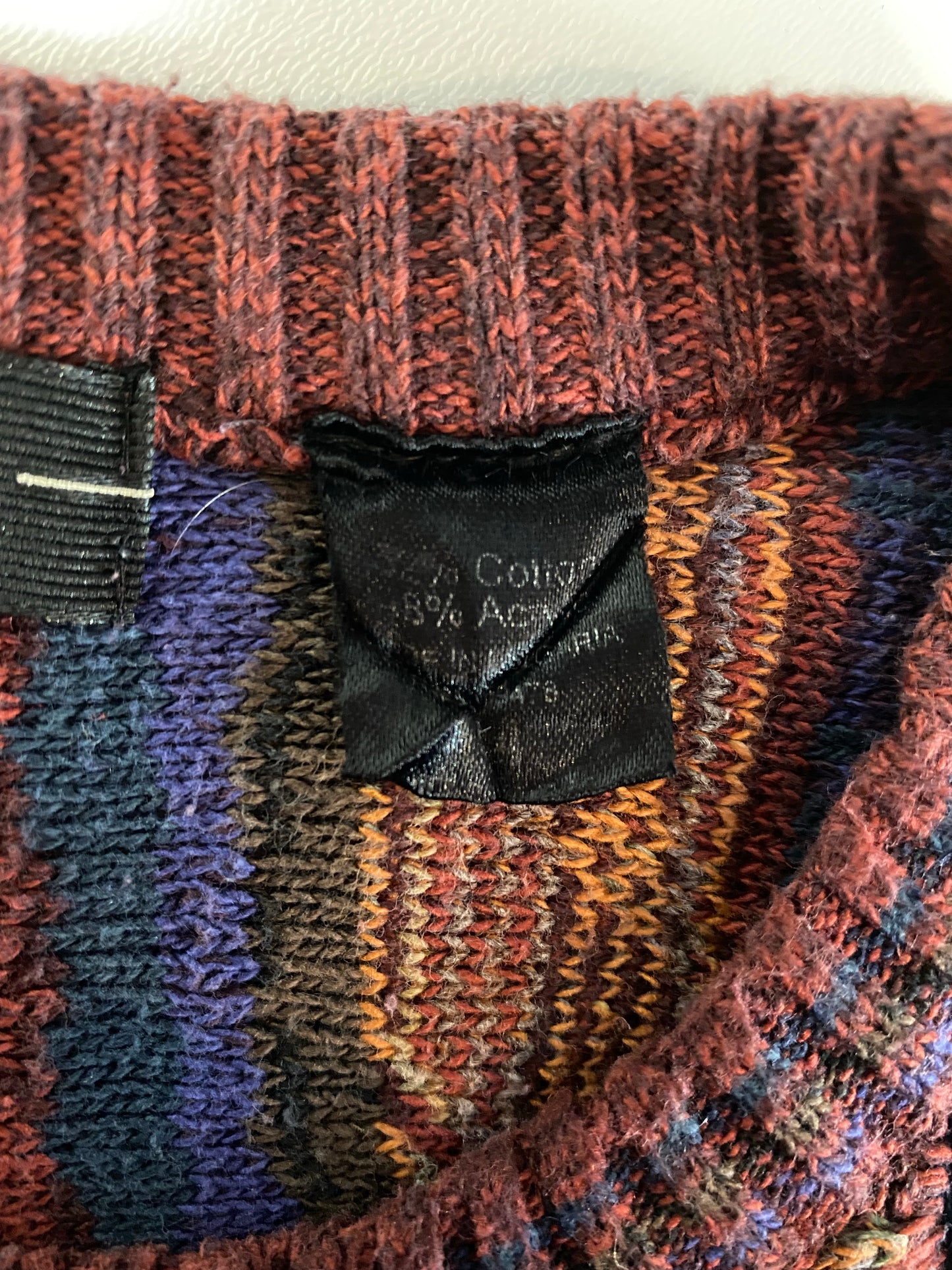 Vintage 3D COOGI- Style Approx. Size L Knit Sweater / K6989