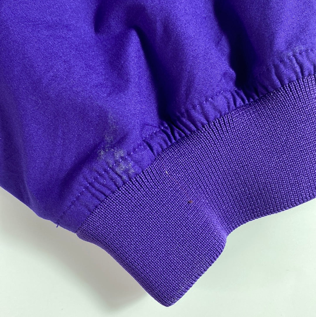 00' NIKE LOUISIANA STATE UNIVERSITY Size M Vintage College Nylon Jacket / A5293