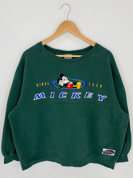 00's DISNEY MICKEY Size XL Vintage Sweat-shirt / A7053