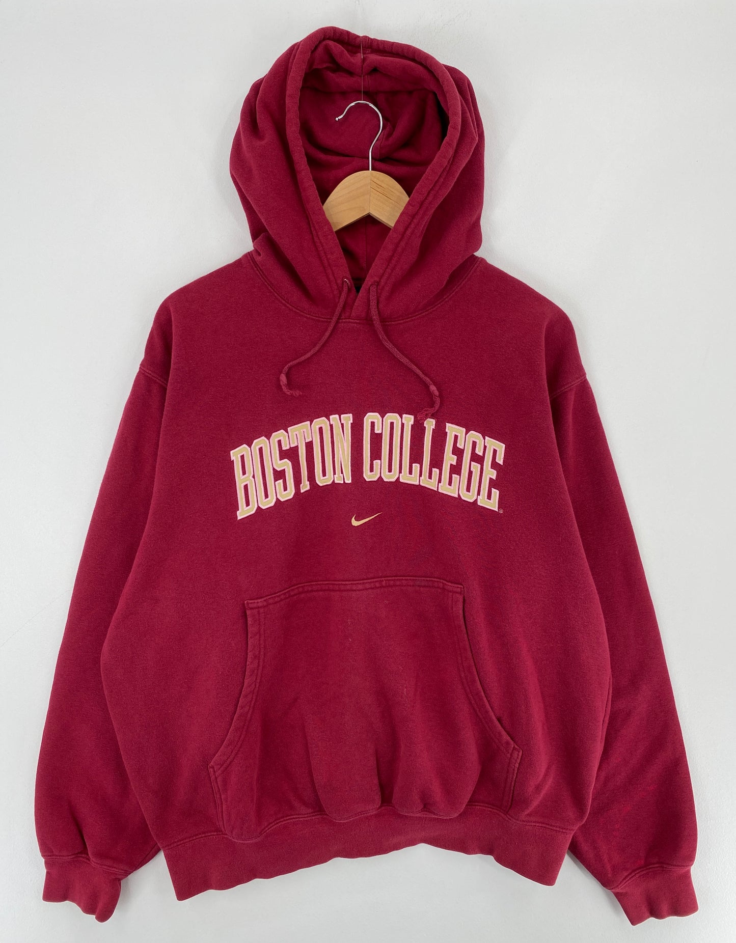 00' NIKE x BOSTON COLLEGE Size M Vintage College Hoodie Sweat-shirt / E3146S