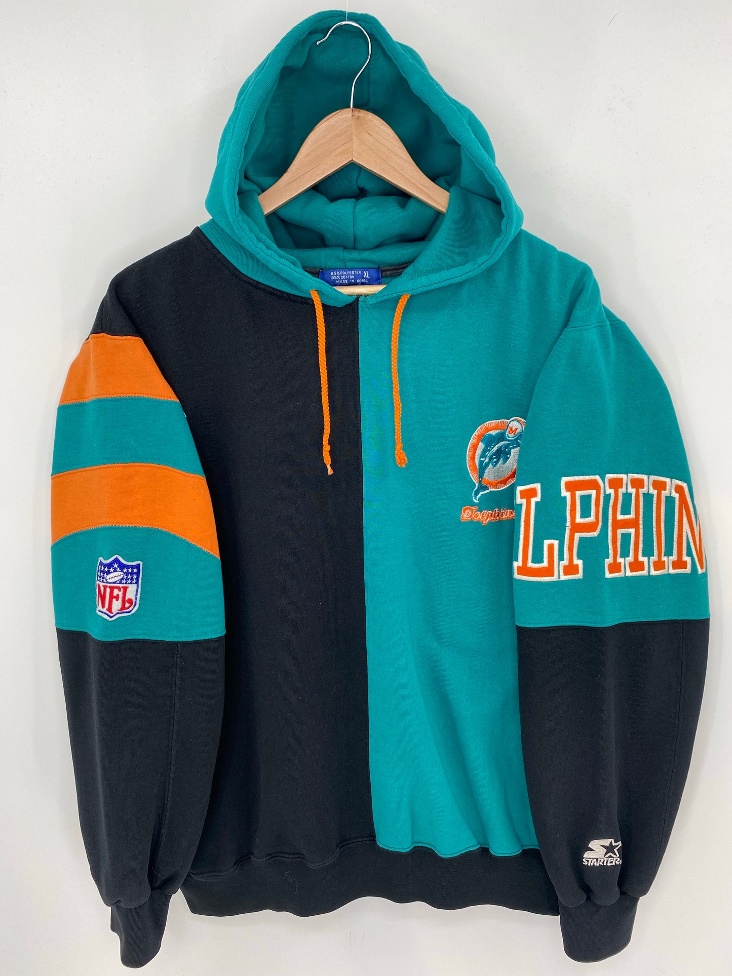 90’s STARTER x MIAMI DOLPHINS Size XL NFL Sweat-Shirt/ K7689