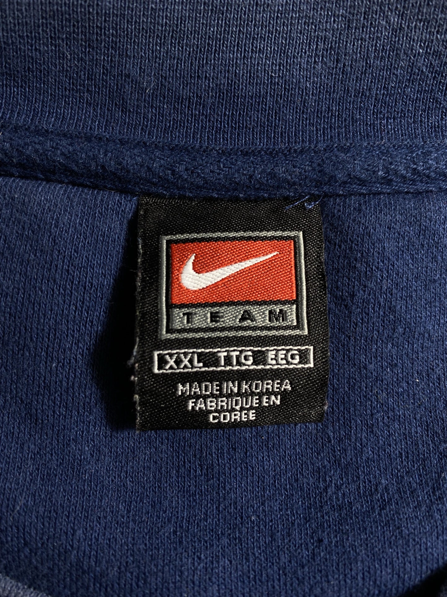 00’ NIKE UNIVERSITY OF NORTH CAROLINA TAR HEELS Size XXL Vintage Sweat Shirts/ K4952