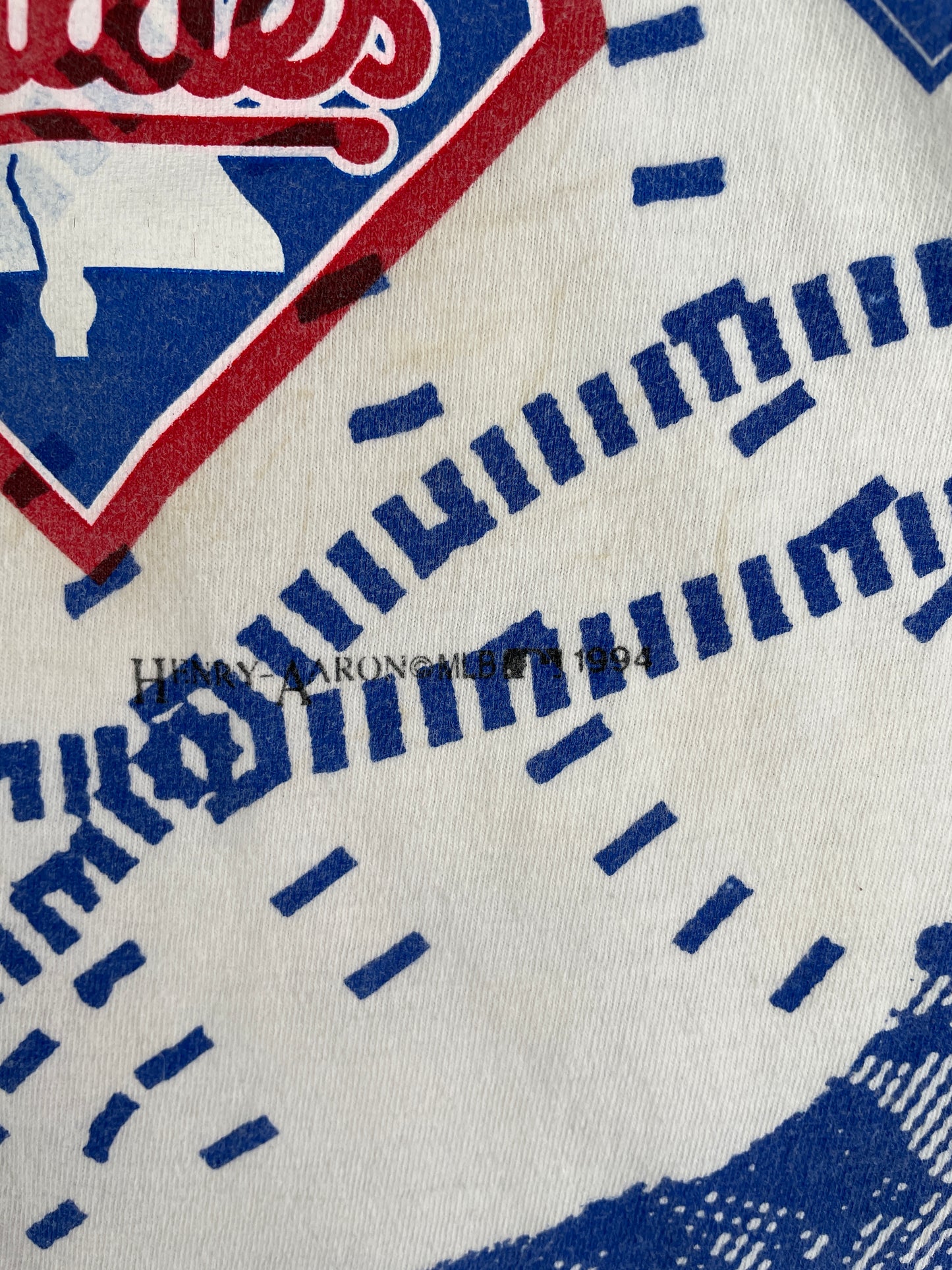 1994 PHILADELPHIA PHILLIES Made in USA Size XL Vintage MLB T-Shirt / A5172
