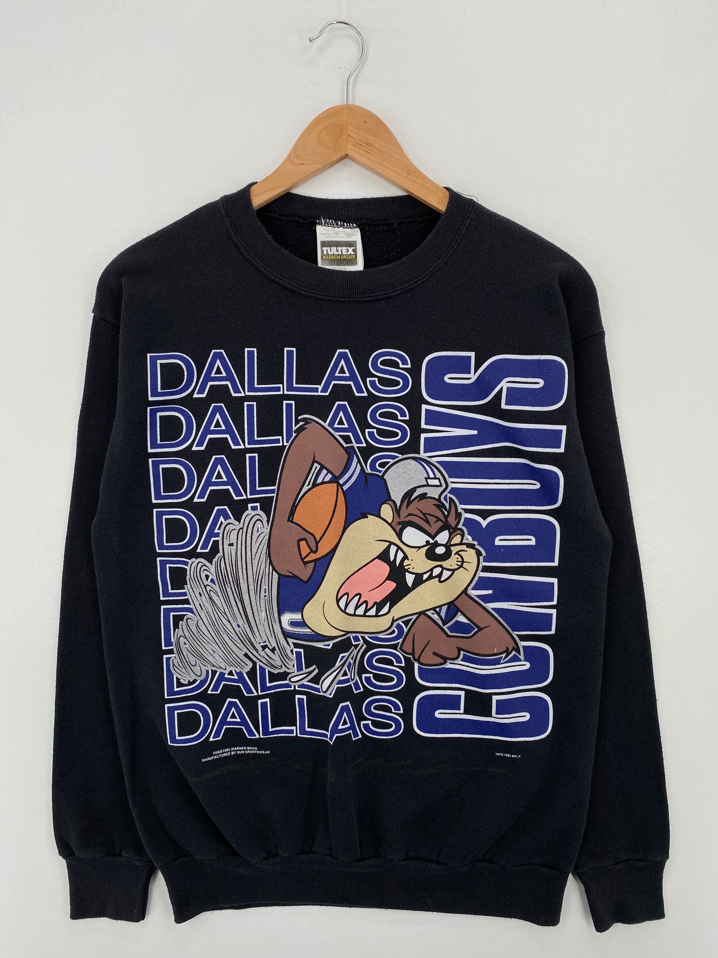 1995 DALLAS COWBOYS Size M Vintage NFL Sweat-Shirt / A7642