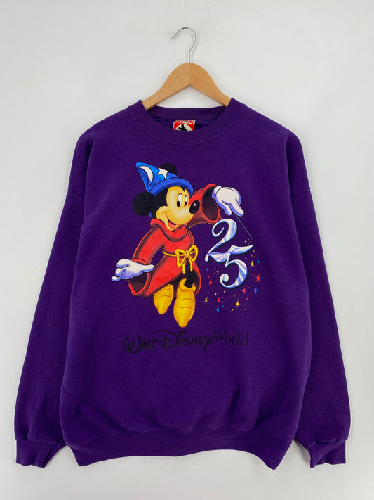 .90's DISNEY MICKEY Made in USA Size XXL Vintage Sweat-shirt / E3866S