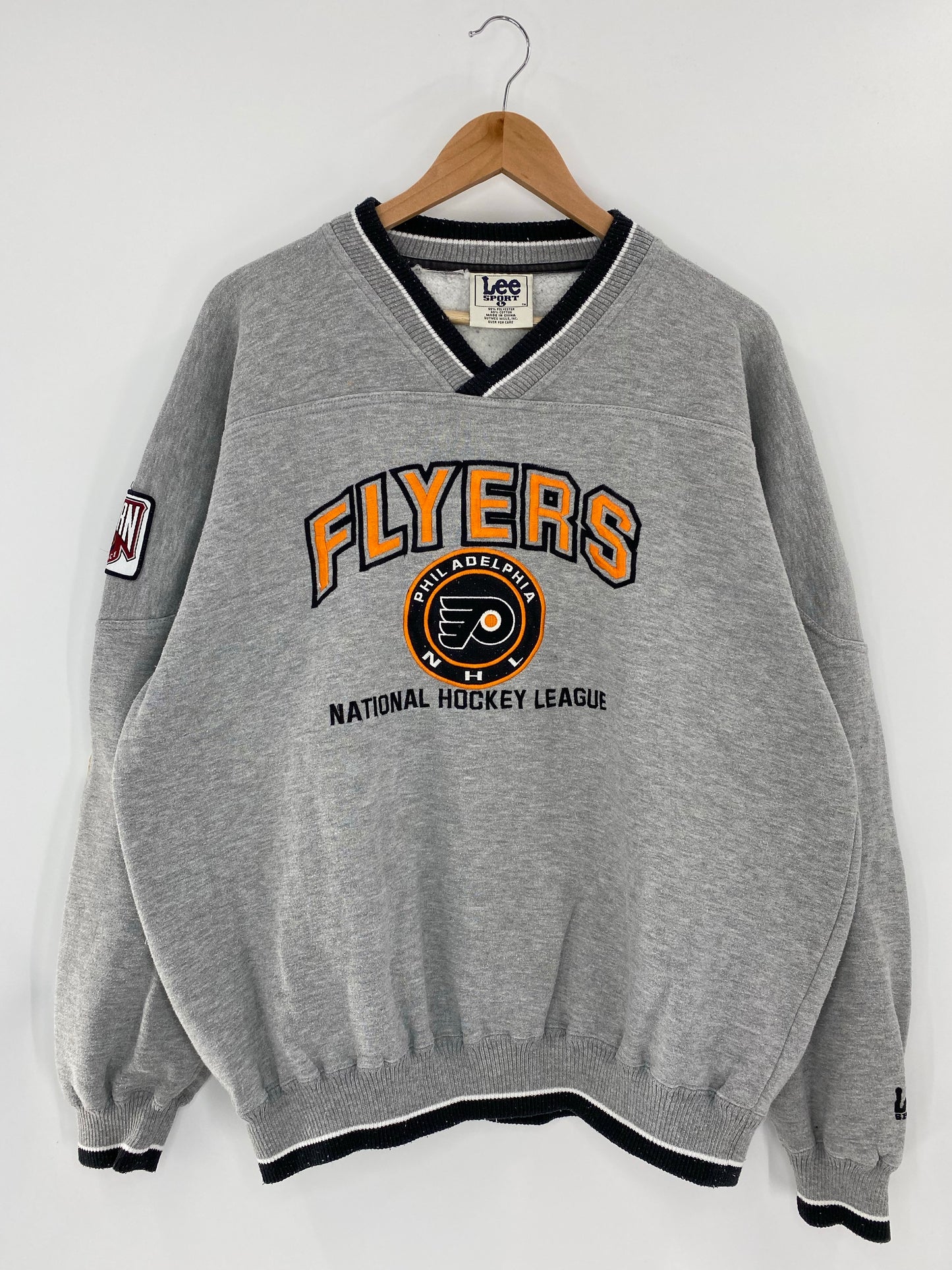 90’s PHILADELPHIA FLYERS Size L Vintage NHL Sweat-Shirt / K5485