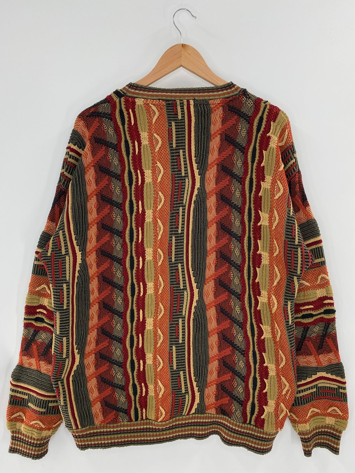 Vintage 3D COOGI- Style Size XXL Knit Sweater / K5308