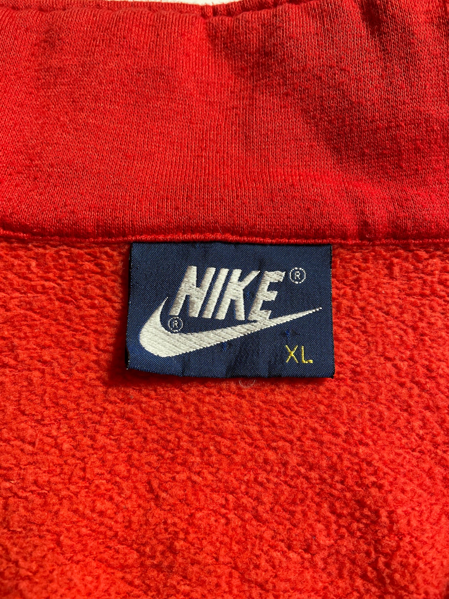 90's NIKE Size XL Vintage Zip-up Sweat-shirt / G4532S