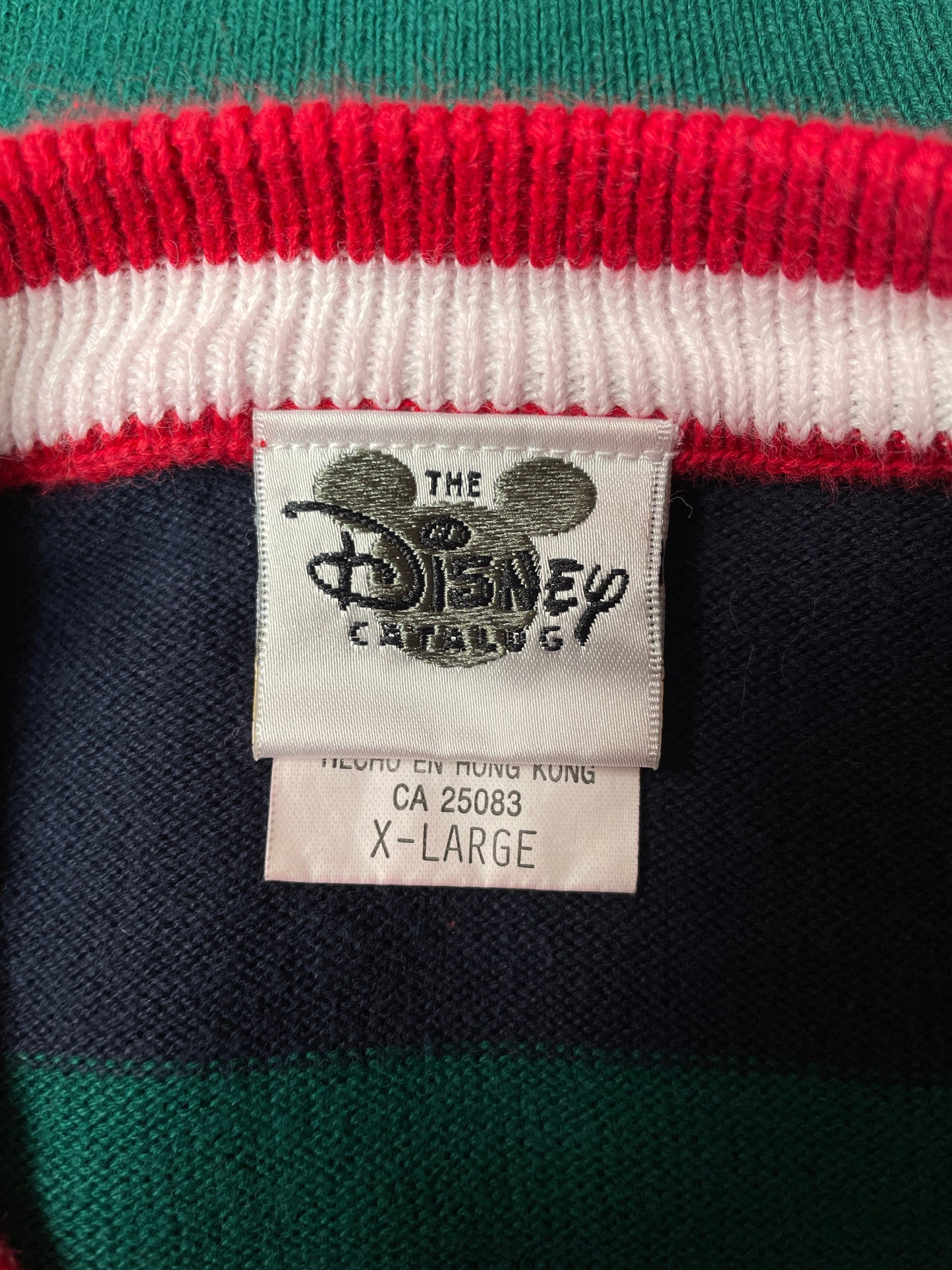 00’ DISNEY MICKEY AND FRIENDS Size XL Vintage Knit Sweater E5628S