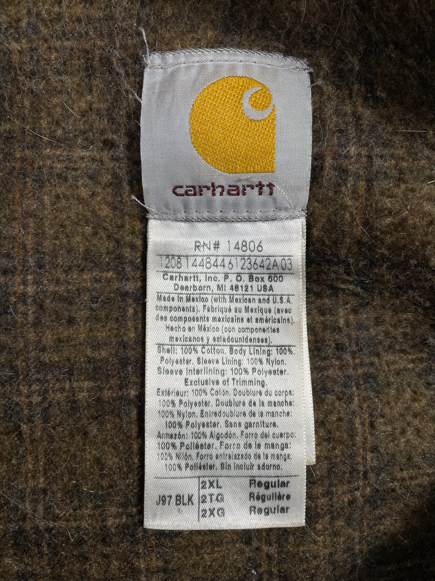 Vintage CARHARTT Size XXL Duck Jacket / E4606J