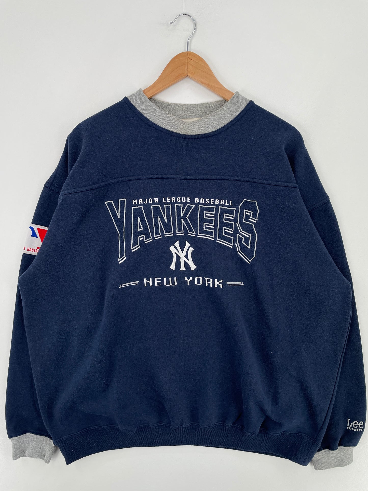 90's NEW YORK YANKEES Size XL Vintage MLB Sweat-Shirt / E1515S