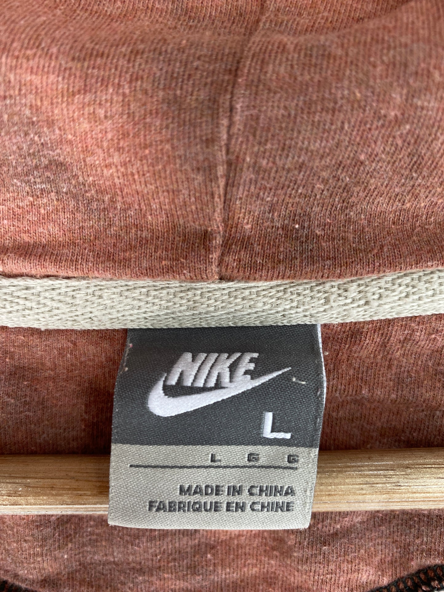 00’ NIKE MINI SWOOSH Size L Vintage Hoodie Zip Up Sweat-Shirt / A6033