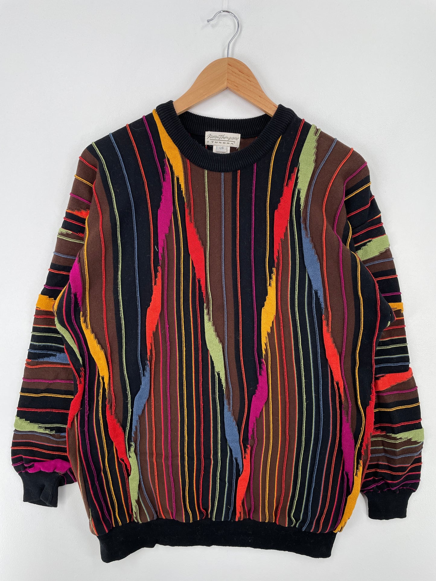 Vintage 3D COOGI- Style Size L Knit Sweater / A8691