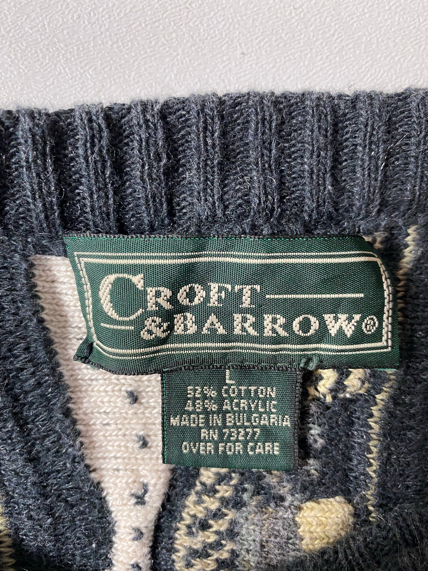 Vintage 3D COOGI- Style Size L Knit Sweater / K4226