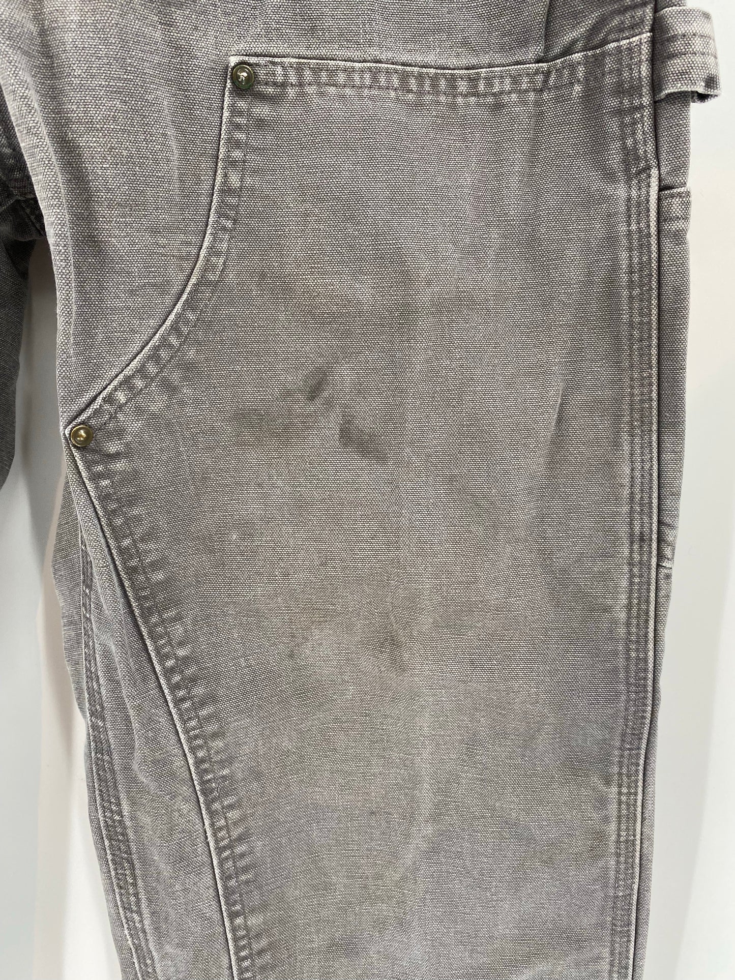 Vintage CARHARTT Size 34x32 Double Knee Duck Pants / K6522