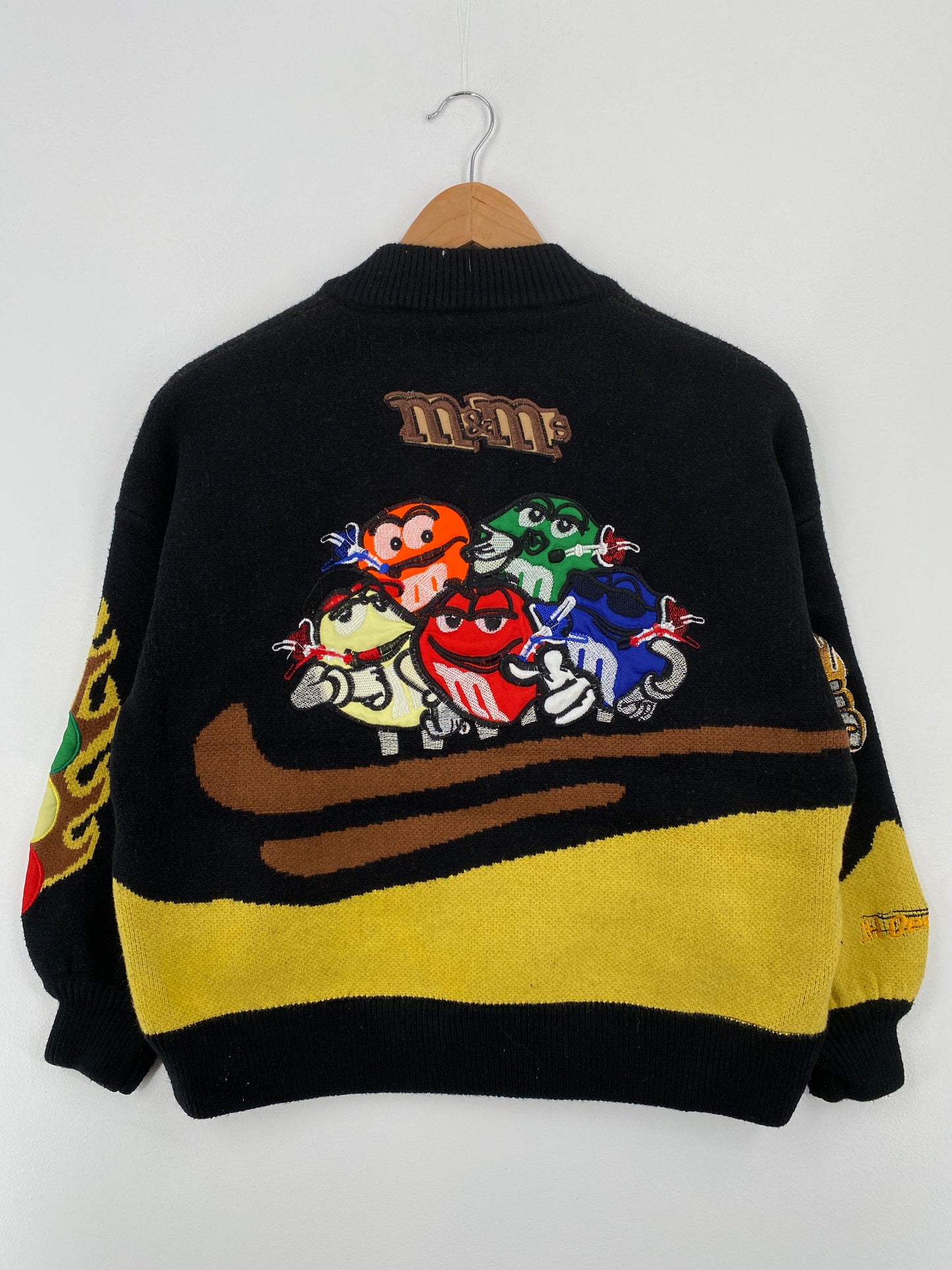 Vintage M&M (No tag) Approx. Size Ladies S Knit Racing Jacket / A9042