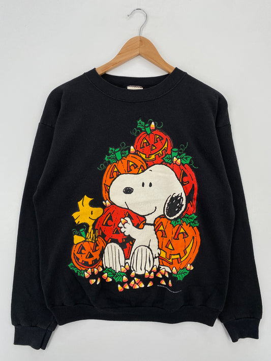 90’s SNOOPY HALLOWEEN Made in USA Size L Vintage Sweat-shirt / A7284