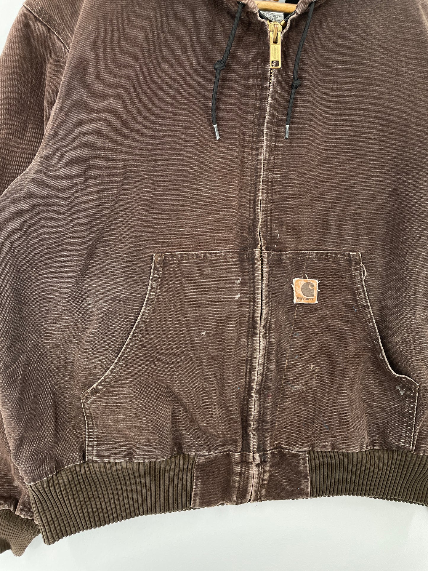Vintage CARHARTT Size L Hoodie Duck Jacket / A9642