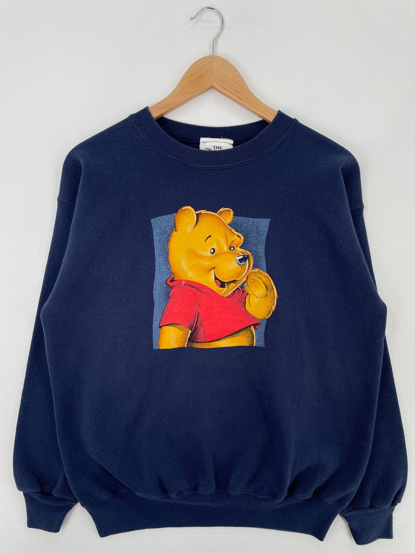 00’ DISNEY WINNIE THE POOH Made in USA Size M Vintage Sweat-Shirt / E1247