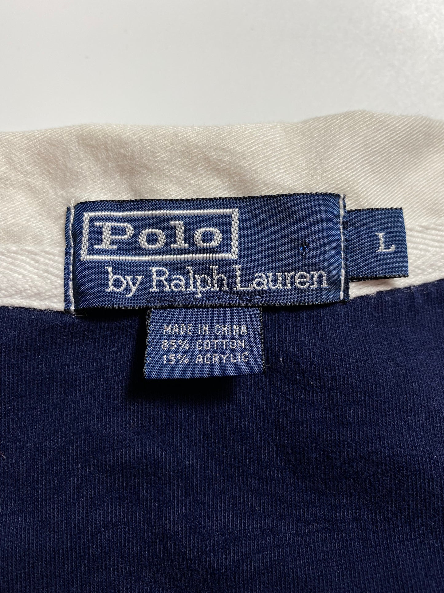 Vintage POLO RALPH LAUREN Size L Rugby-Shirt / K7182