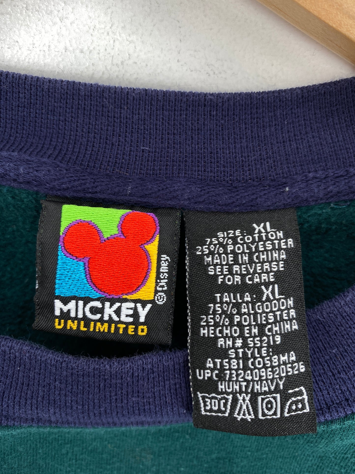90's DISNEY MICKEY Size XL Vintage Sweat-shirt / A5209