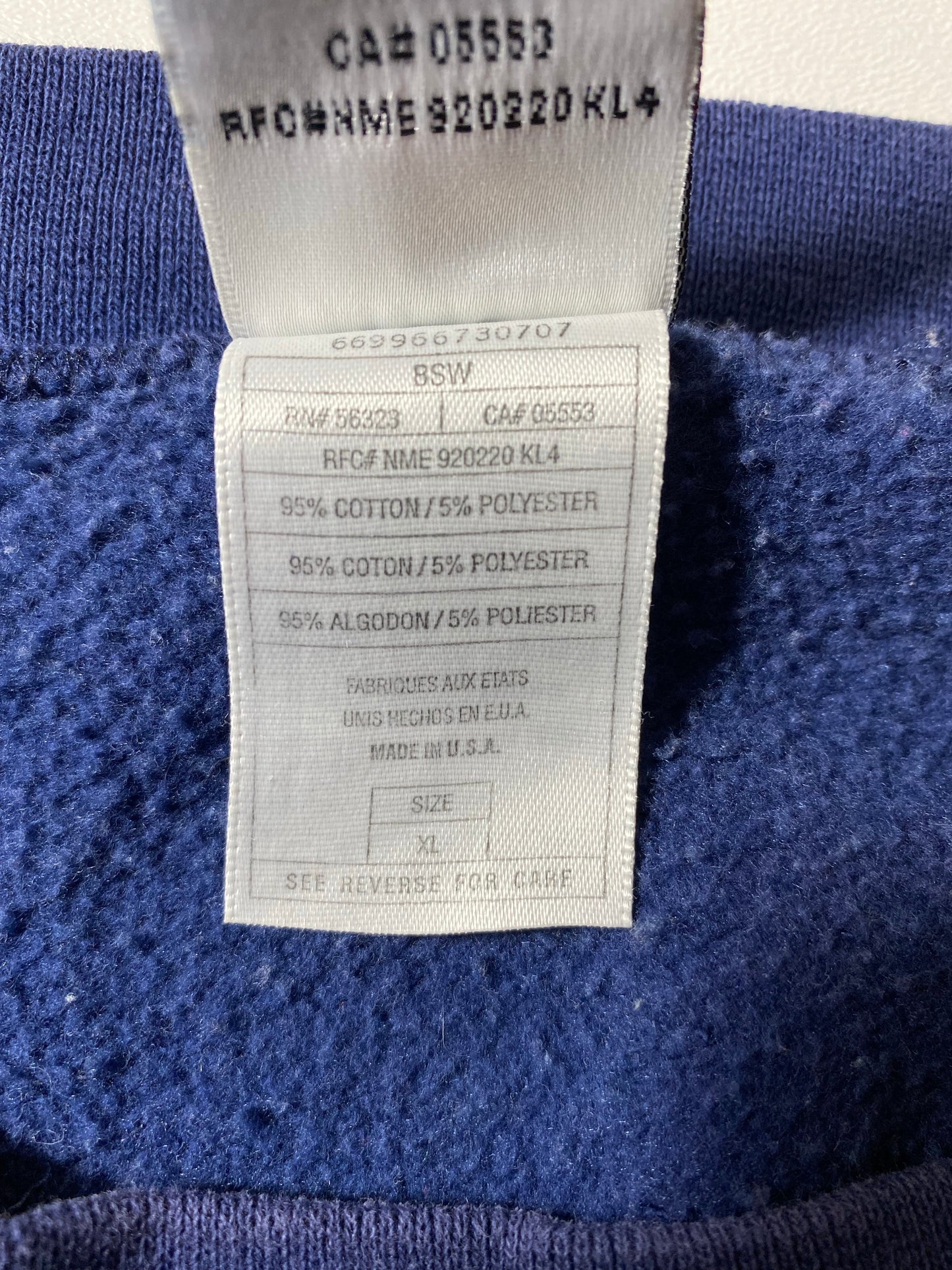 90's NIKE BRONCOS Made in USA Size XL Vintage NFL Sweat-shirt / K6391